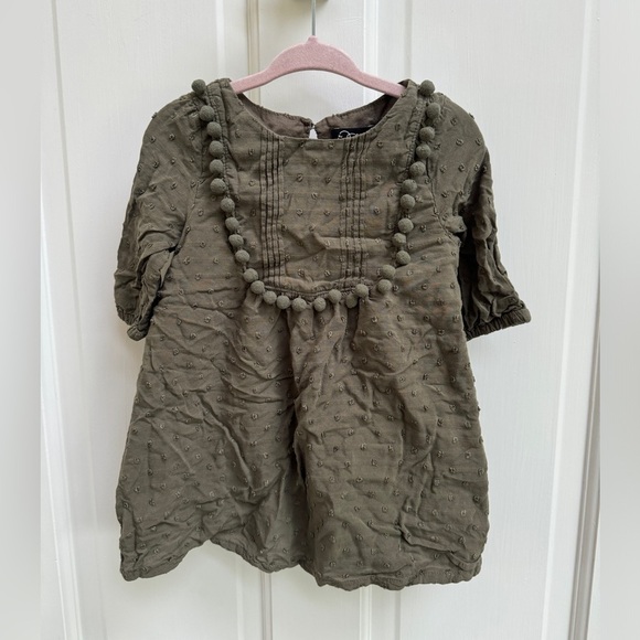 Art Class 2T Girls Green 3/4 Sleeve Blouse Top - Picture 1 of 3